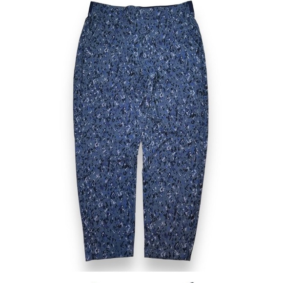 EUC Athleta Brooklyn Ankle Pant Captivate Chrome Blue Womens - Picture 1 of 3